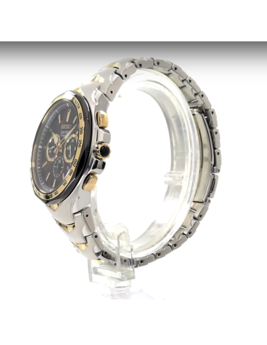 reloj cronógrafo hombre Seiko Coutura SRWZ26 45.6mm cristal de zafiro 100m WR correa de acero